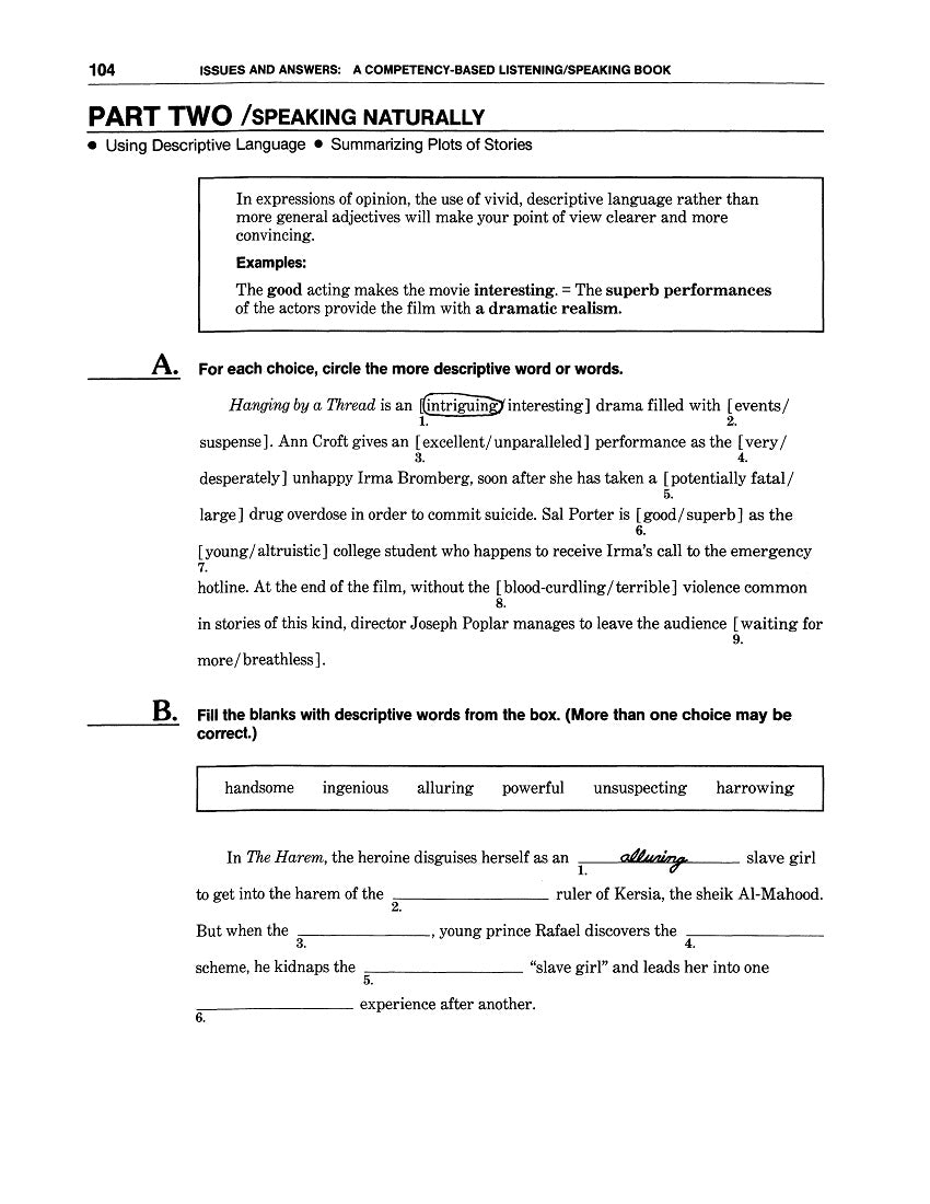 E-09.10 Travel Toward Quality by Re-Creating What Works in Plot Summaries & Evaluations