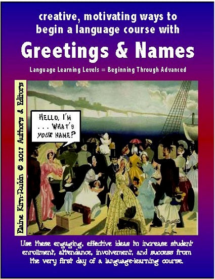 E-10.02b Get (Small-Format) Generic Ideas for Greetings & Names in Oral-Language-Skills Development