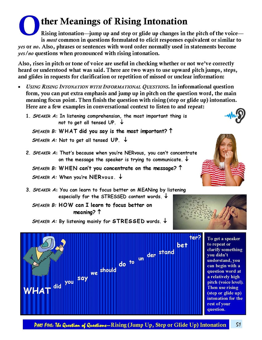 E-10.06 Get the Accent-Acquisition Principle of Rising Intonation (in Questions & Series)