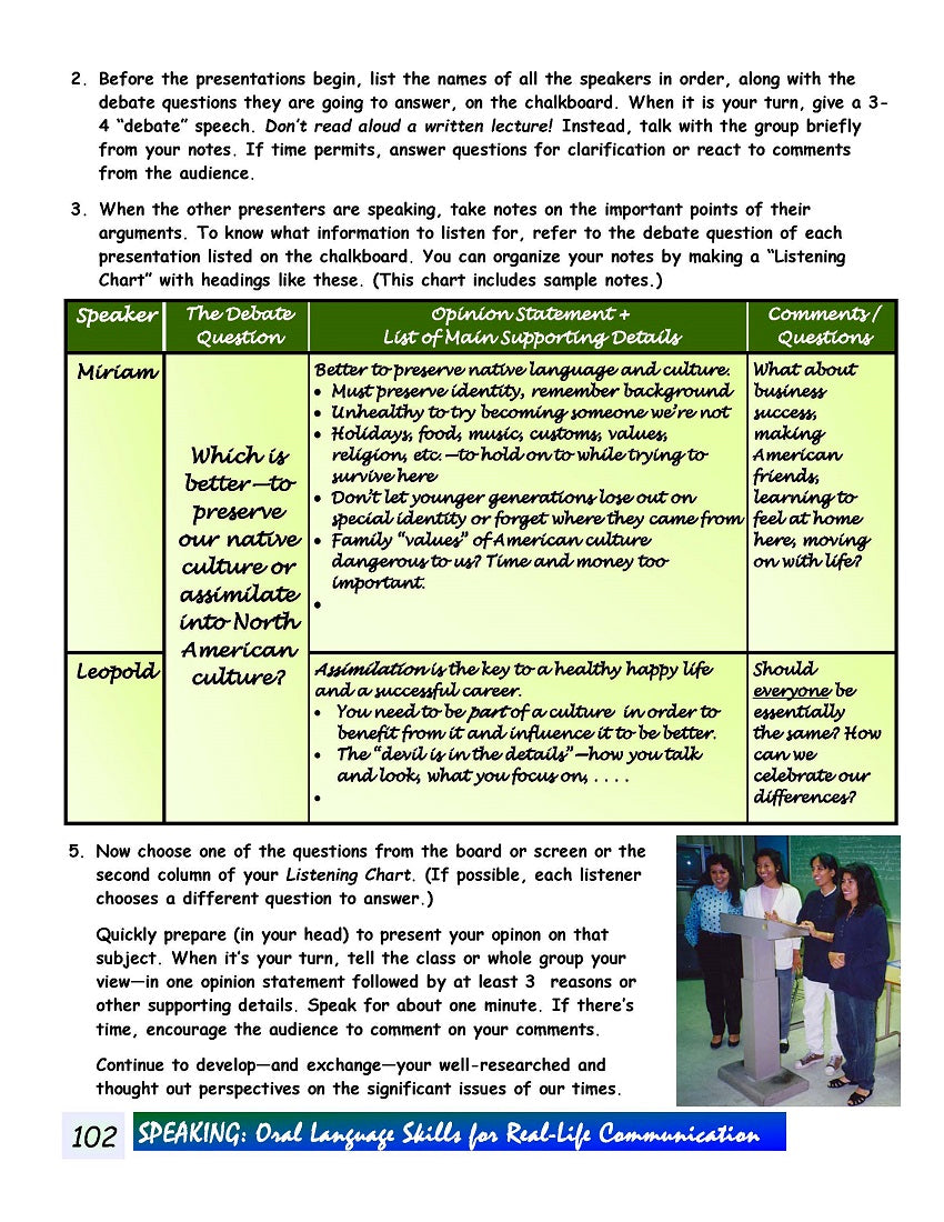 E-10.14 Debate Controversial Issues for Positive Purposes