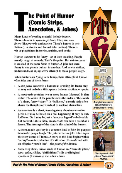 F-07.12 Appreciate & Share Various Kinds of Humor (in Print)