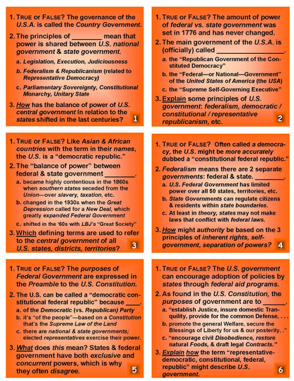H-02.14b ESL Immigration: 6 Topics; 3 Forms of Questions & Answers
