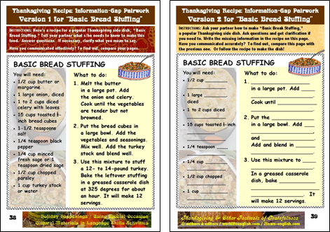 H. Holiday Happenings: Thanksgiving Teacher Resource Booklet