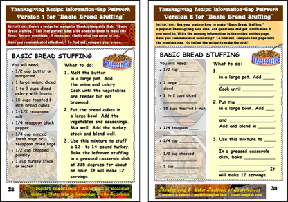H. Holiday Happenings: Thanksgiving Teacher Resource Booklet