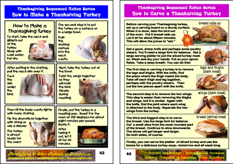 H. Holiday Happenings: Thanksgiving Teacher Resource Booklet