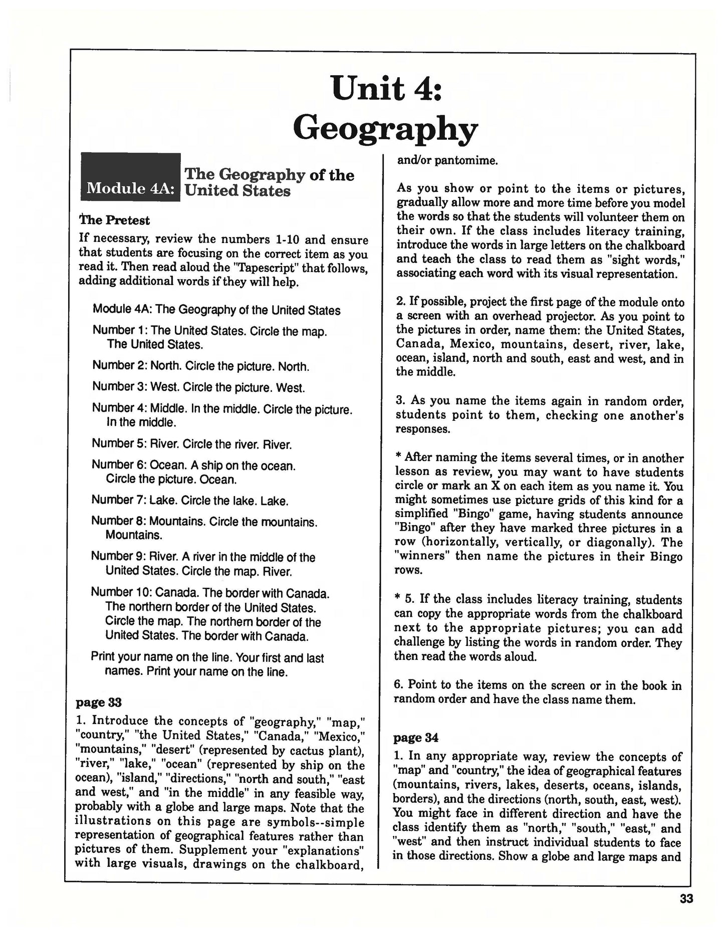 H-02.02 Teach / Learn English Through Citizenship: Literacy Level. Instructor’s Manual, Direction & Ideas on How to