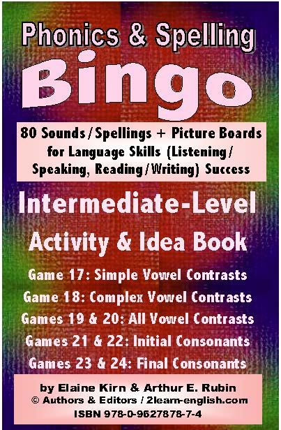 B. Phonics Bingo <br/> Level 3 = Intermediate + Activities & Ideas Book (Print Version + Shipping)